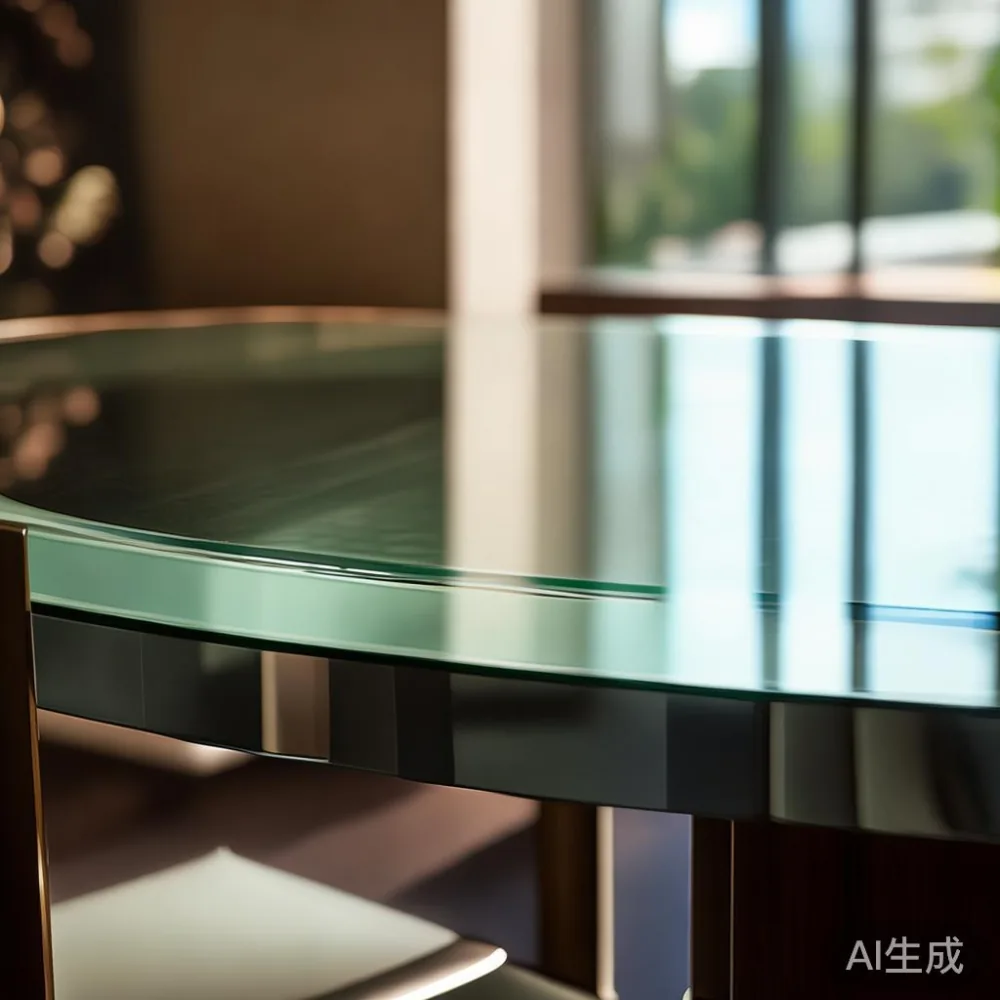 A modern dining table in a Singapore HDB flat