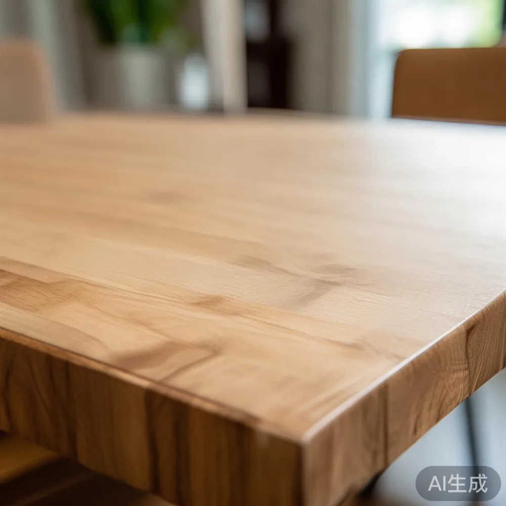 Delivery and Assembly Realities When Buying a Dining Table in Singapor — close-up of the grain and joinery detail, shallo