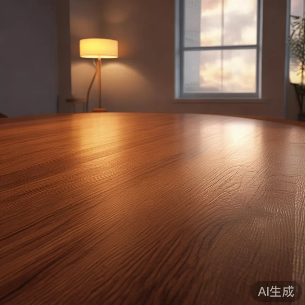 How to Match a Solid Wood Dining Table SG to a Warm Minimal Interior — room setting at dusk with warm lamp light, film 