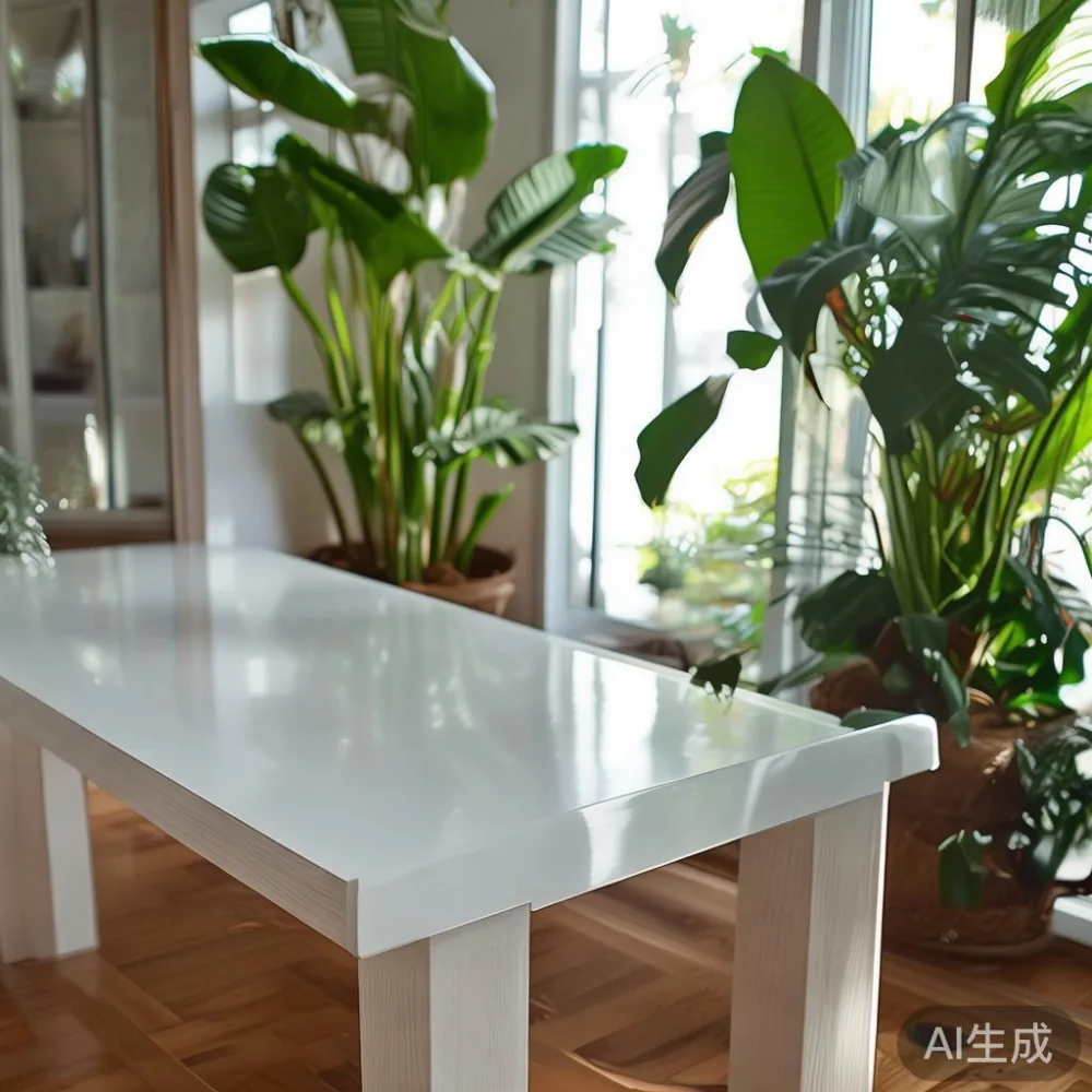 Caring for a Lacquered Surface in a Tropical Climate — corner of a small condo apartment with wooden fl
