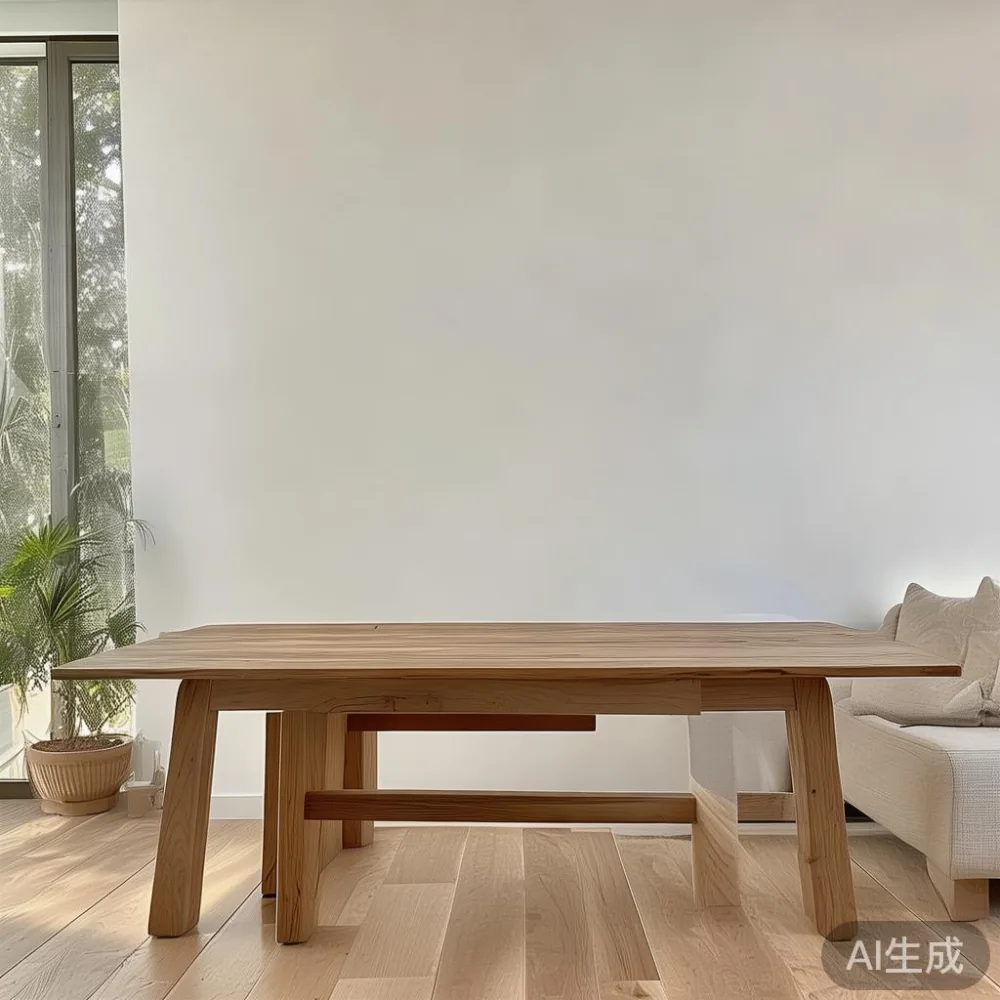Solid Wood vs Veneer Dining Tables in Singapore: A 5-Year Cost Reality — staged against a plain wall with a linen sofa ne