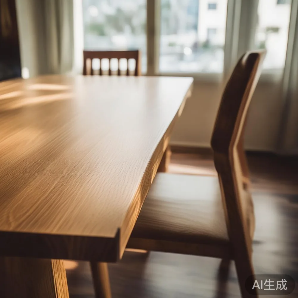 Styling a Small Singapore Apartment Without Making It Feel Crowded — close-up of the grain and joinery detail, shallo