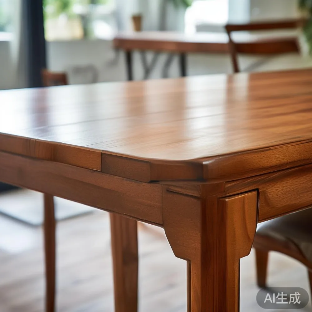How Humidity Affects Your Wood Furniture in Singapore's Climate — close-up of the grain and joinery detail, shallo