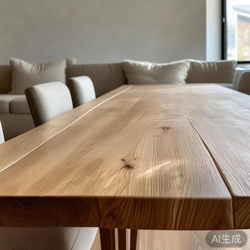 Veneer vs Solid Wood Dining Table SG: A 5-Year Cost Reality Check — staged against a plain wall with a linen sofa ne